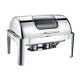 Epinox CDR-9C Roll Top Kapaklı Camlı Chafing Dish, 9 L